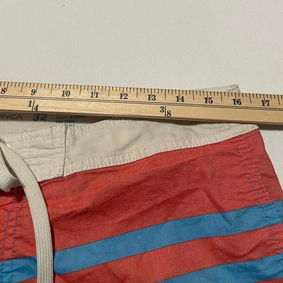 RVCA Men’s swim trunks/board shorts 9” inseam size 32 - Picture 3 of 7